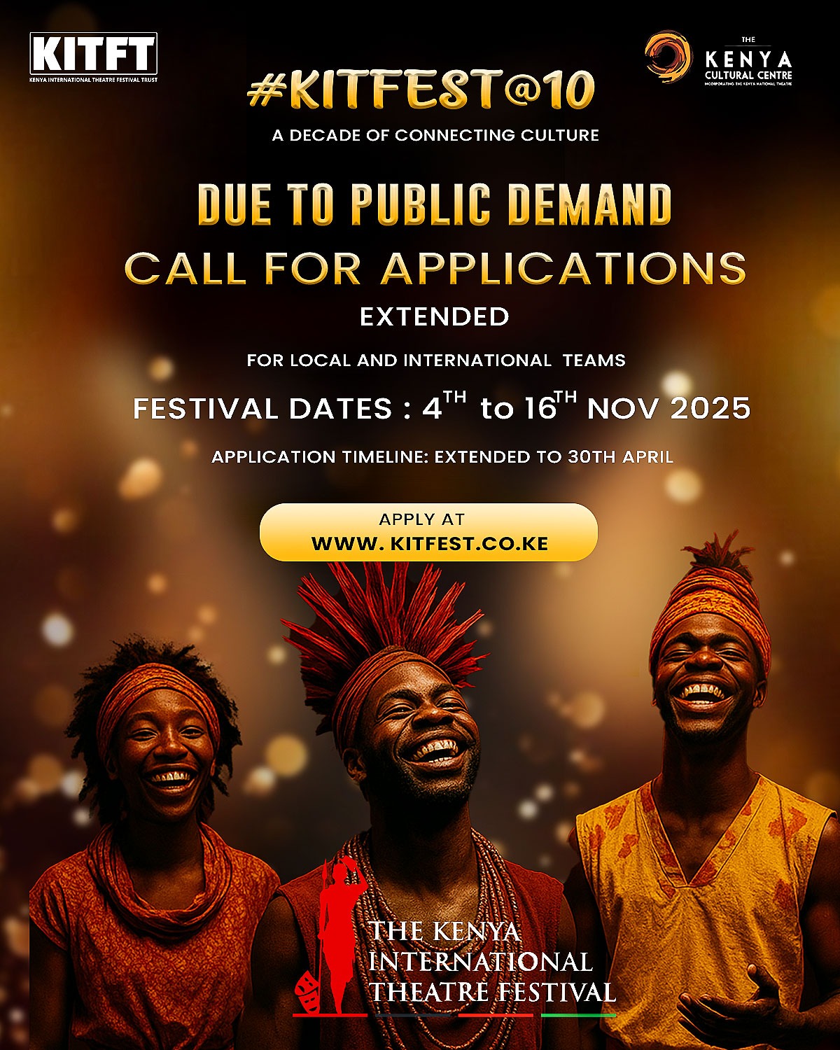 KITFest 2025 Application Call Extension poster
